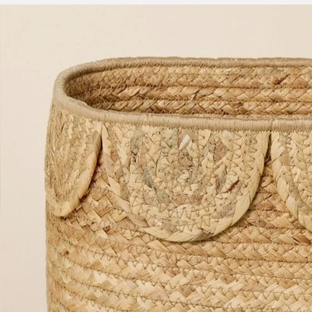 Natural Woven Scalloped Storage Basket - Hearth & Hand™ with Magnolia